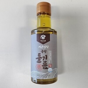 저온압착 국산 들기름